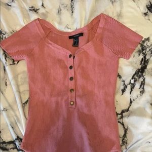 Pink T-shirt body suit